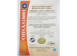ISO certificate